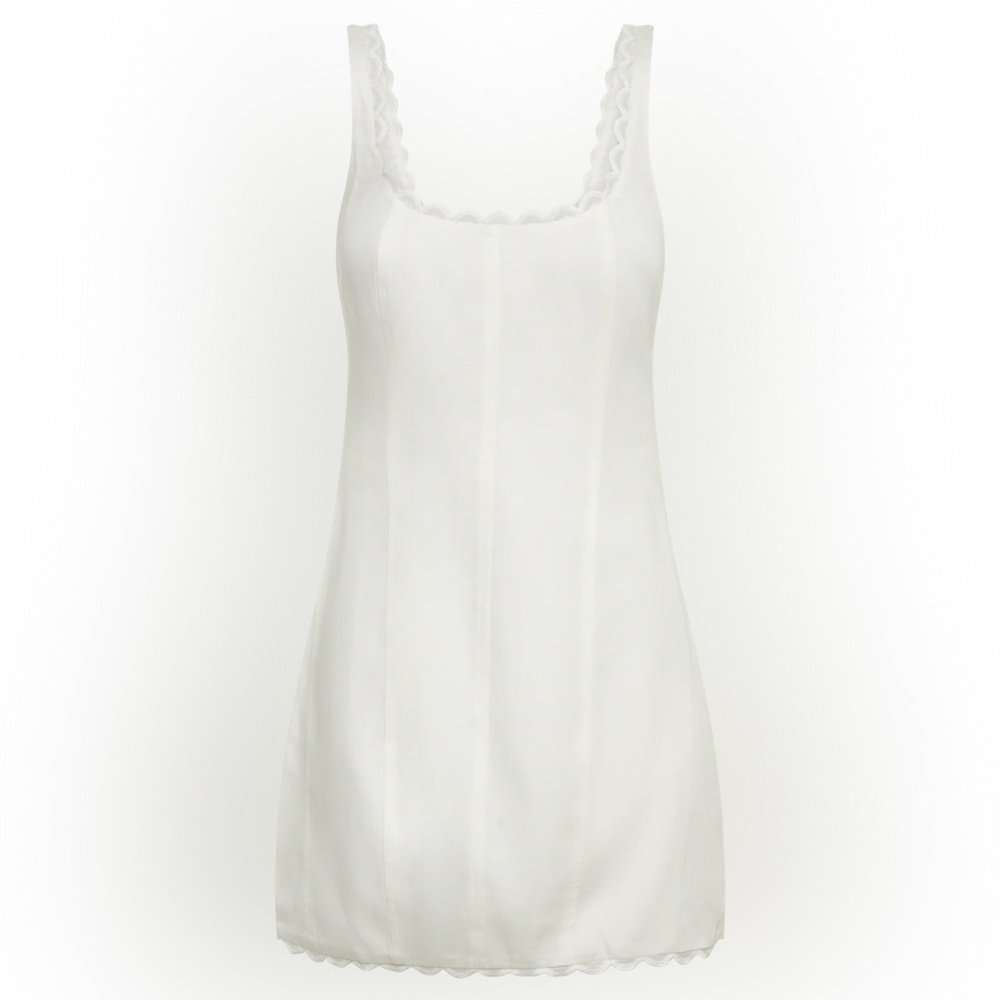 NWOT Meshki ROSE Cotton Corset Mini Dress - White